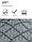 Чохли для меблів на тримісний диван і два чохли на крісло жаккардові щільні захисні з оборкою Kaspi, фото 6