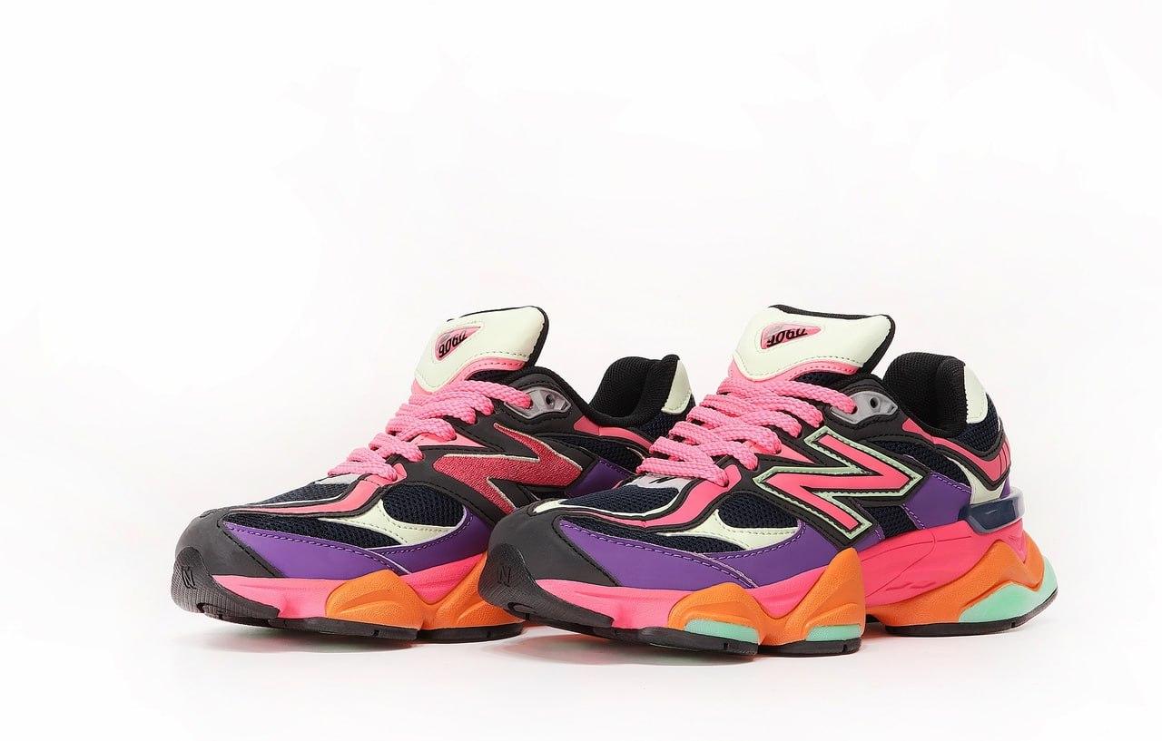 Женские кроссовки New Balance 9060 Multicolor Purple Pink Orange ALL16268 - фото 3 - id-p2182505826