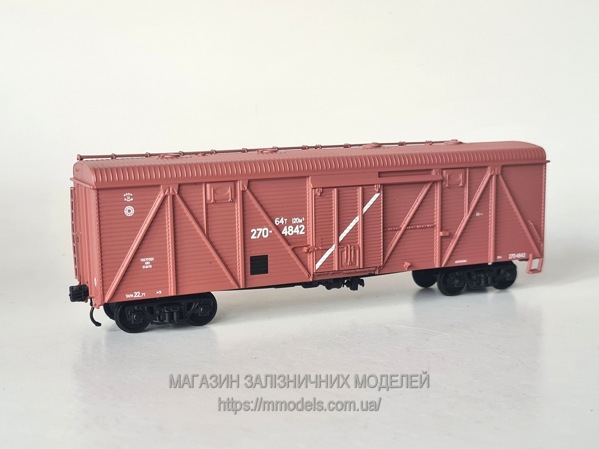 Модель 4х основного критого вагона, масштаб 1:87, H0, фото 1