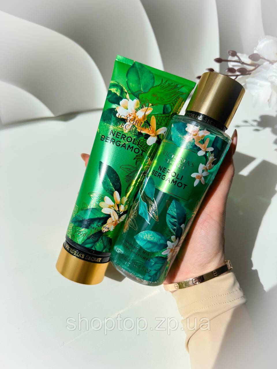 Подарунковий набір Victoria's Secret Shimmering Shores Лосьйон 236 мл + Міст 250 мл