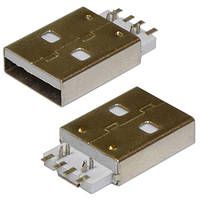 Штекер USB тип 5, монтажний, на плату