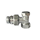 Кран радіаторний кутовий SOLOMON 1/2″ з гумовим ущільнювачем (під ключ) 160405, фото 3