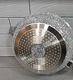 Сковорода глибока 24 см/2.4 л гранітне антипригарне покриття Edenberg EB-8021, фото 6