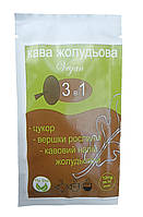 Кофе жолудей дуба "3 в 1" 12 г : сахар, сливки растительные, кофе из желудей дуба