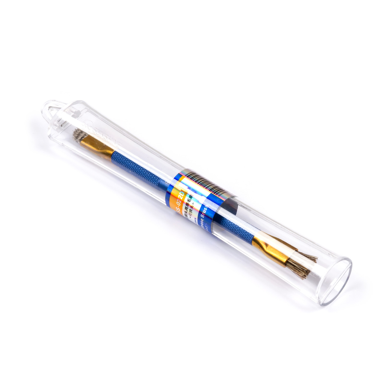 Пензель SUNSHINE SS-022D для чищення плат двосторонній (металевий ворс) (14,5 см)