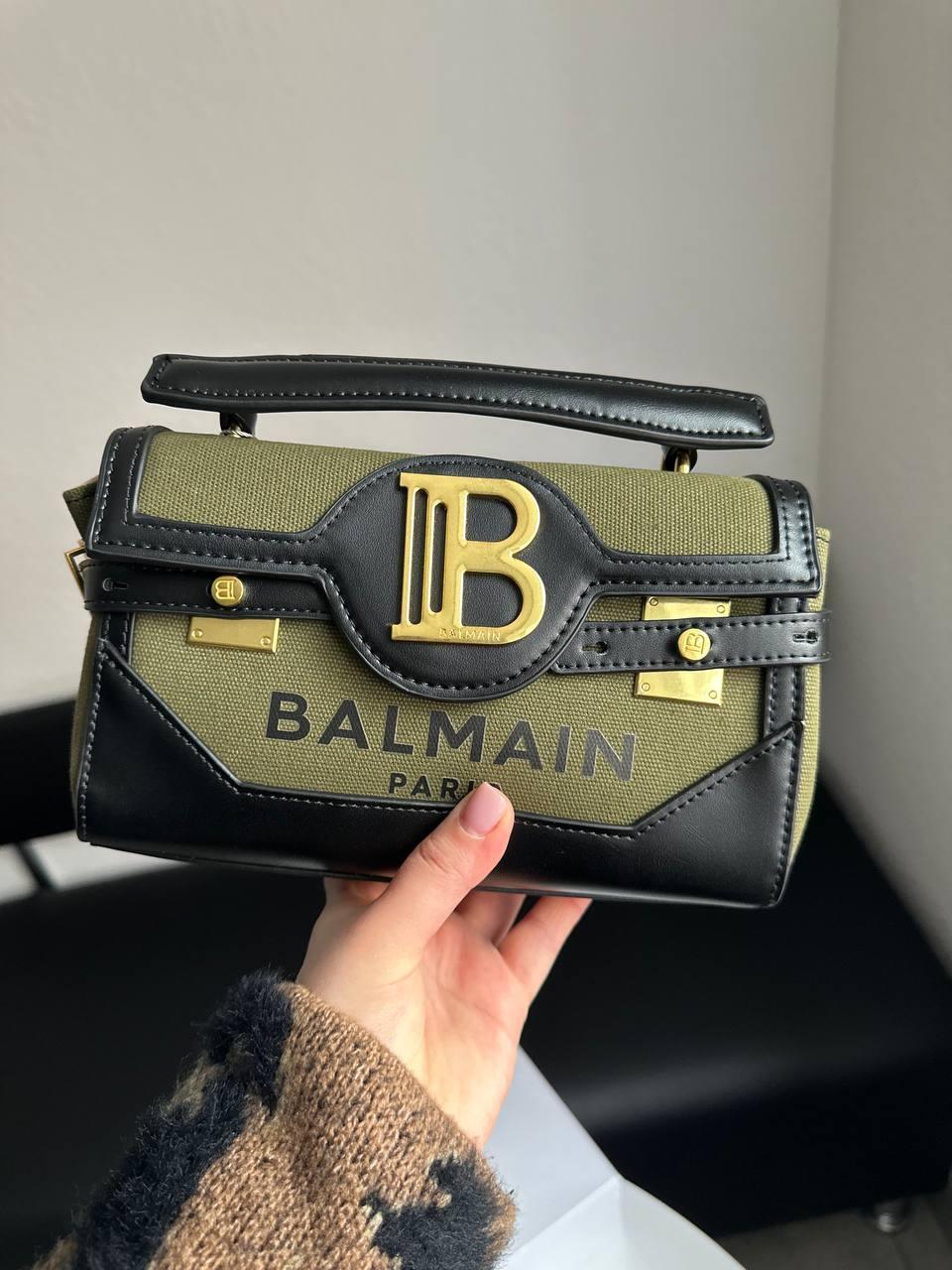 Жіноча сумка Бальман зелена Balmain Green, фото 1