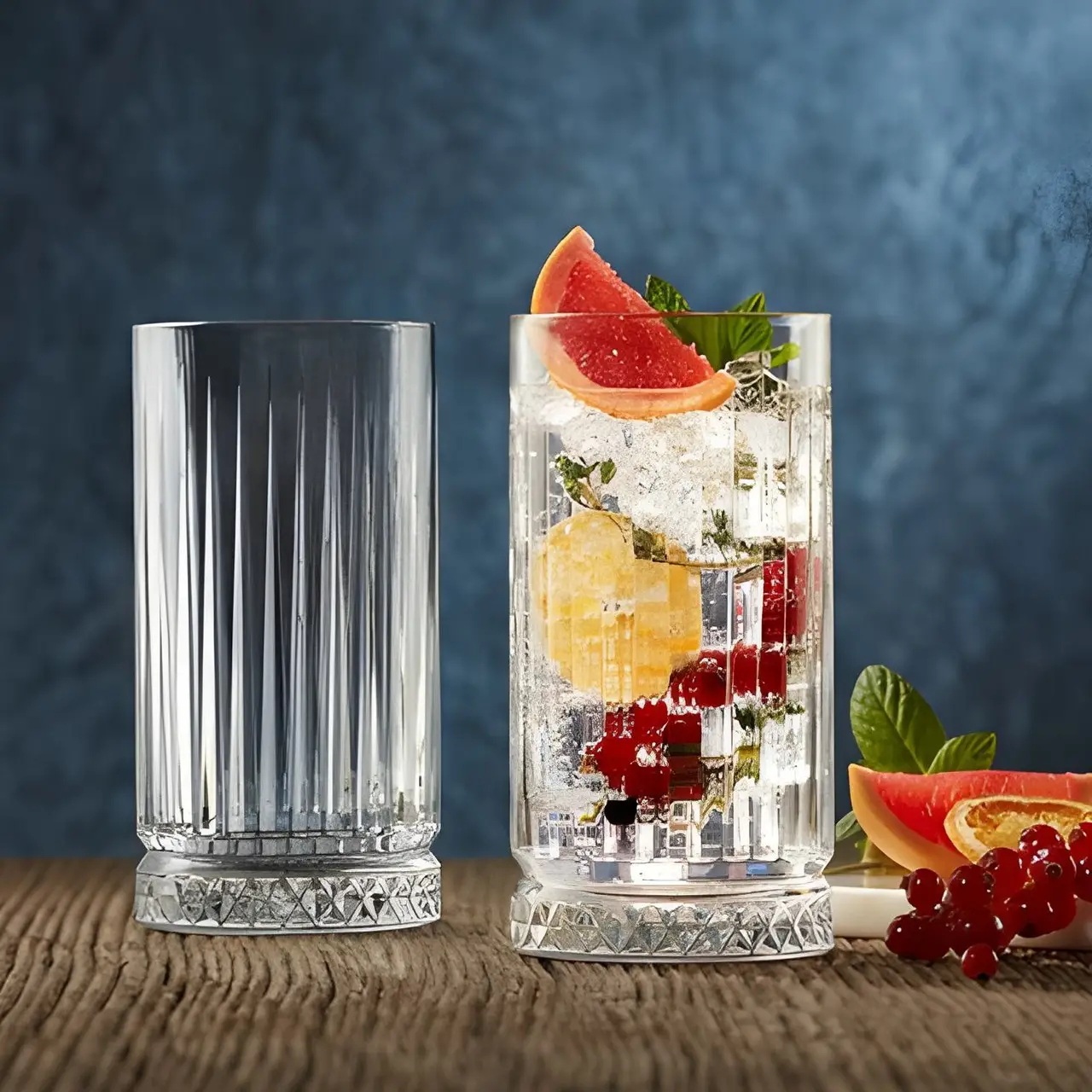 Набір високих скляних склянок 4 шт 435 мл Pasabahce ELYSIA