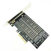 Адаптер для диска M2 NVME і M2 SATA в слот PCIe