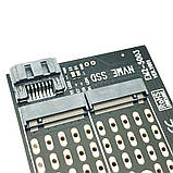 Адаптер для диска M2 NVME і M2 SATA в слот PCIe, фото 6