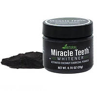 Вибілювач зубів Miracle Teeth Whitener, чорна зубна паста