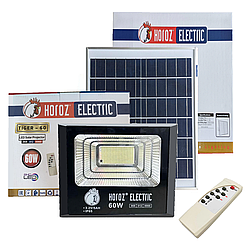 "TIGER-60" 60 W 6400 K вуличний світлодіодний led прожектор на сонячній батареї Horoz electric (068-012-0060-010)