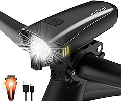 Передній і задній велосипедні ліхтарі Antimi водонепроникний набір світлодіодних акумуляторних ліхтариків
