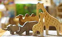 Набор детский игровой Did Opanas Африка коллекционные деревянные фигурки 5 шт монтессори вальдорфские игрушки