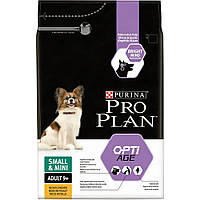 Сухий корм Purina Pro Plan Small&Mini Adult 9+ для собак малих порід старше дев'яти років, з куркою, 3 кг