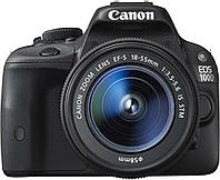 Фотоапарат Canon EOS 100D EF-S 18-55 mm 18MP f/3.5-5.6 IS STM Full HD Гарантія 36 місяців + 128GB SD Card