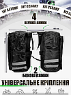 Сумка велосипедна на багажник Сумка-штани для вело багажника 35L (KLERICER JH-10) Чорний, фото 8