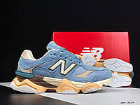 Женские кроссовки New Balance 9060 (синие) демисезонные спортивные стильные кроссы 12229 Нью Беленс