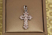 Крестик Xuping Jewelry ажурный 2,5 см серебристый