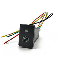 Кнопка Тойота штатна 33,1 х 22,4 мм значок воріт без фіксації