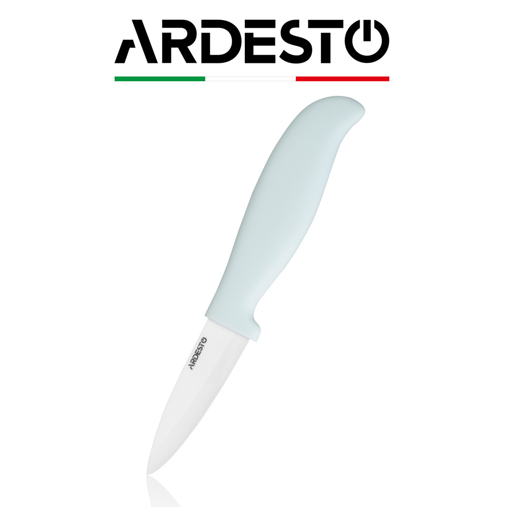 Кухонний ніж керамічний для овочів Ardesto Fresh 18.5 см, блакитний, для кухні