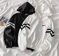 YB_Жіноча вітровка дощовик із плащової тканини в стилі оверсайз Арт. 071А360 Чорний