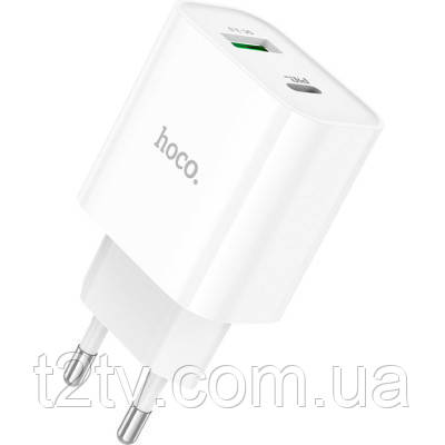 Зарядний пристрій HOCO C80A Plus Rapido White (6931474779885)