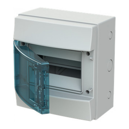 Щит навісний MISTRAL65 8M 12SM 232х250х154 IP65 прозорі дверцята 1SLM006501A1201 ABB