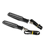 Світлодіодні поворотники для мотоцикла, електротранспорти динамічні 2 шт., фото 2