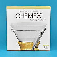 Бумажные фильтры Chemex Bonded Pre-Folded Circles 100 шт