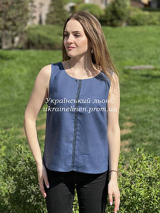 Блуза Стрічка синя, фото 2