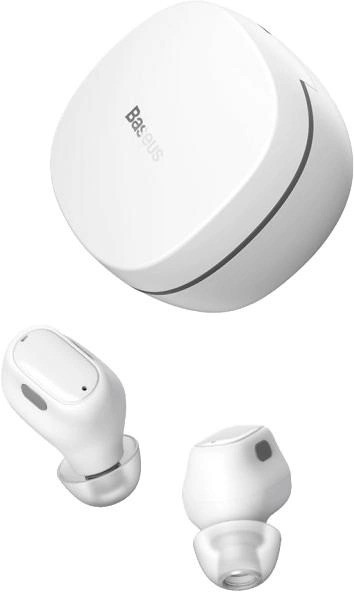 Навушники Baseus Encok WM01 TWS бездротові Bluetooth вкладиші сенсорні з мікрофоном для телефона Білий