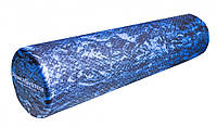 Массажный ролик (роллер) гладкий Power System PS-4089 Hexa Camo Roller Black/Blue (60x15см.) Im_2154