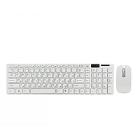 Беспроводная клавиатура с мышкой UKC k06 с адаптером Белая Im_370
