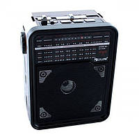 Радиоприемник с USB выходом GOLON RX-9100 Чёрный с коричневым Im_425