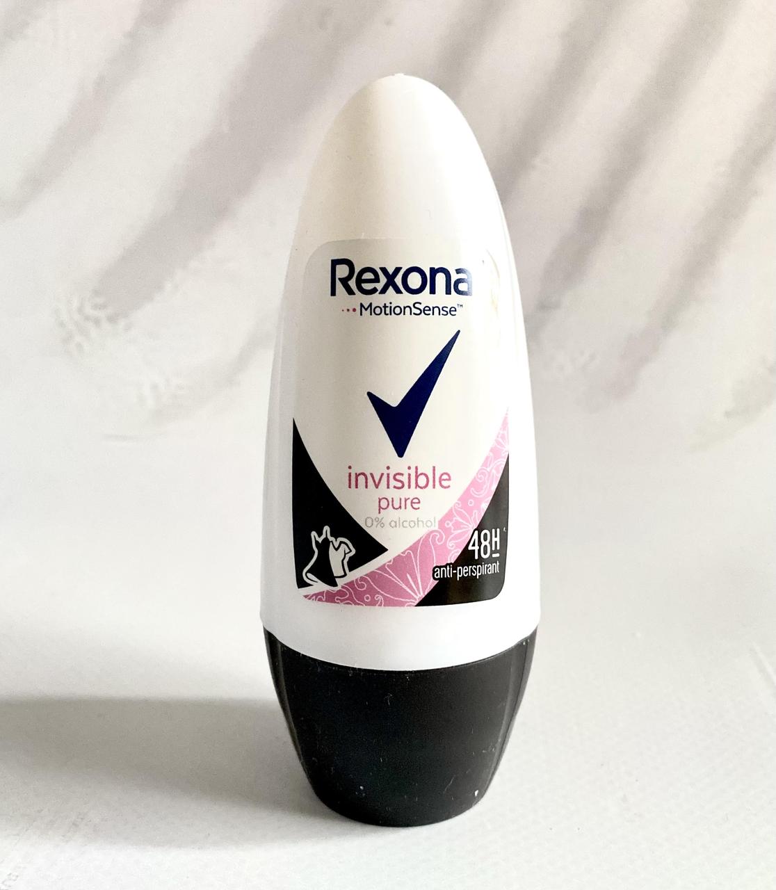Rexona Motion Sense Invisible Pure Кульковий дезодорант для жінок