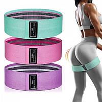 Набор тканевых фитнес резинок (LT-003) HIP RESISTANCE BAND PRO_145