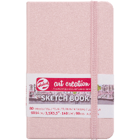 Блокнот для графіки 9х14см 140г/м, 80арк. Pastel Pink, Royal Talens