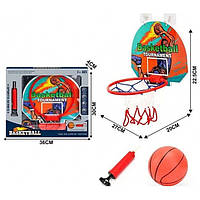 Баскетбол детский для дома 010-13 мяч, насос, щит с кольцом PRO_199