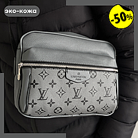 Crossbody сумки мужские District pm Мужские сумки Louis Vuitton Louis vuitton bumbag Сумки Louis Vuitton черный-серый