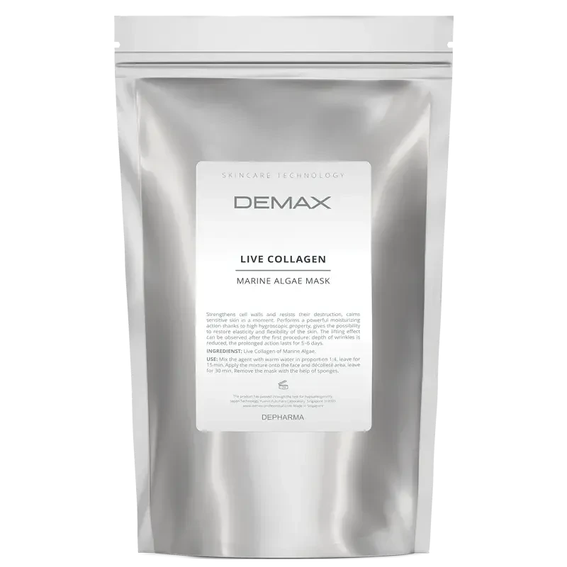 Маска з живого колагену морських водоростей Mask Made Out of Live Collagen Demax700 г