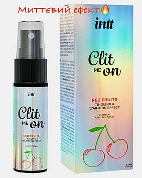 Збуджуючий спрей для клітора Intt Clit Me On Red Fruits Warming Effect 12 мл, зігрівальний ефект