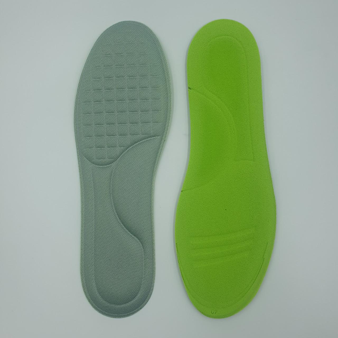 М'які анатомічні антибактеріальні устілки для взуття/ для спортивного взуття обрізні розмір 36-37 (23-24 см) сірі