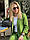 Жіночий стильний костюм літній льон, Модний брючний костюм з льону, лляний костюм піджак і штани, фото 7