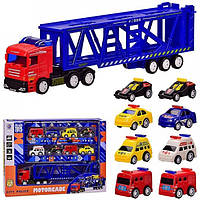 Toys Трейлер автовоз 278-42 с спецтраспортом Im_592