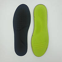 М'які анатомічні антибактеріальні устілки для взуття/ для спортивного взуття обрізні розмір 41-42 (27-27,5 см) чорні