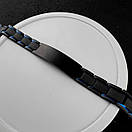 Чоловічий браслет з нержавіючої медичної сталі під гравіювання, фото 6