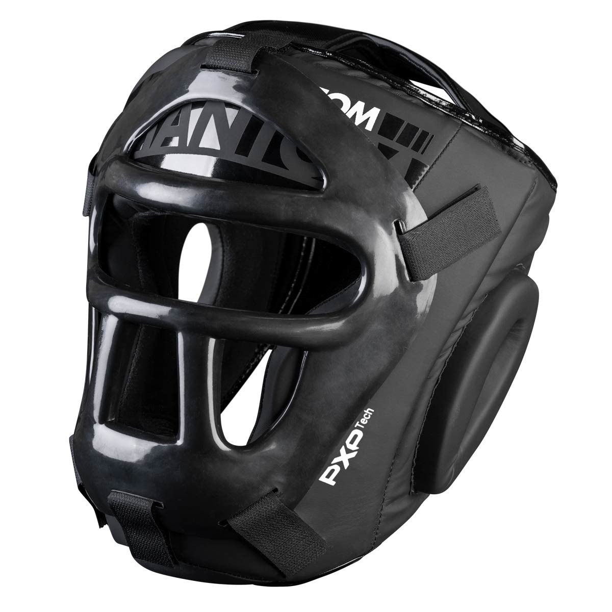 Боксерський шолом Phantom APEX Cage Black (капа в подарунок) PRO3200