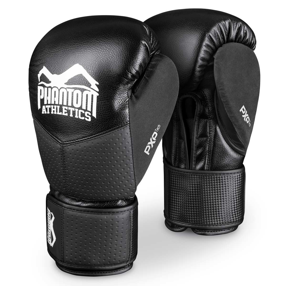 Боксерские перчатки Phantom RIOT Pro Black 14 унций (бинты в подарок) PRO_4000 - фото 1 - id-p2182653531