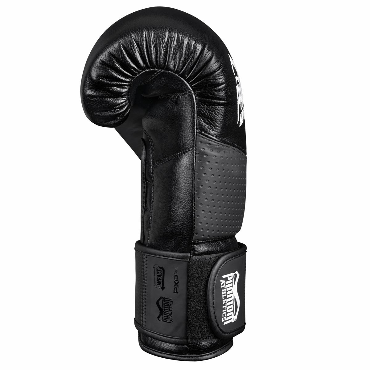 Боксерские перчатки Phantom RIOT Pro Black 14 унций (бинты в подарок) PRO_4000 - фото 7 - id-p2182653531