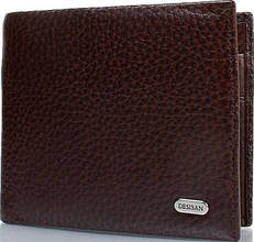 Мужское кожаное портмоне Desisan Shi0723-019 коричневый